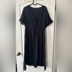 Shein dark blue dress